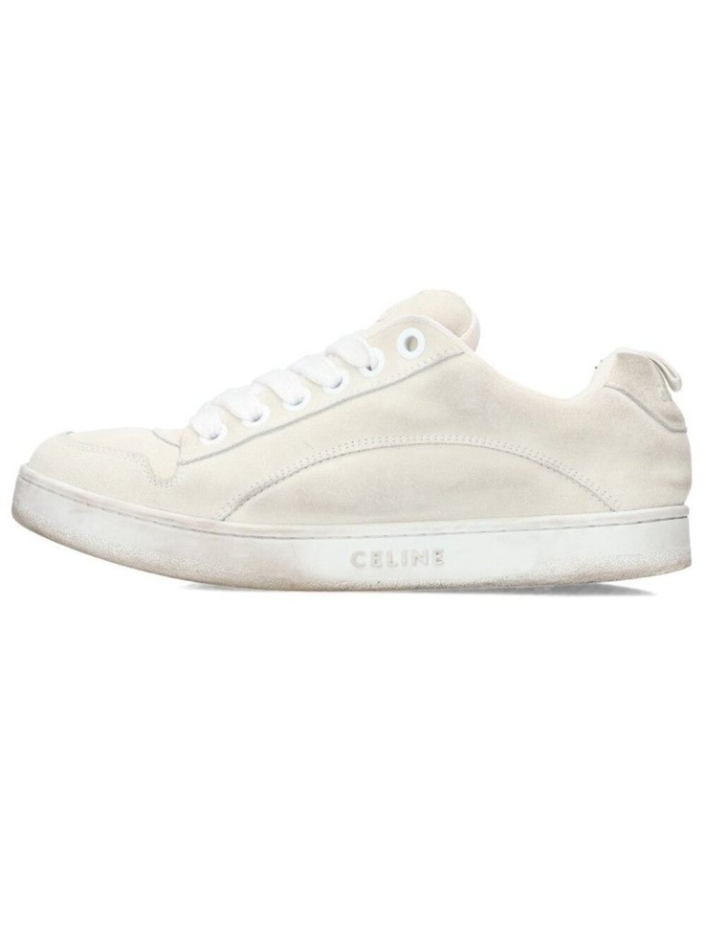 Celine Suede Leather Low-Top Sneakers